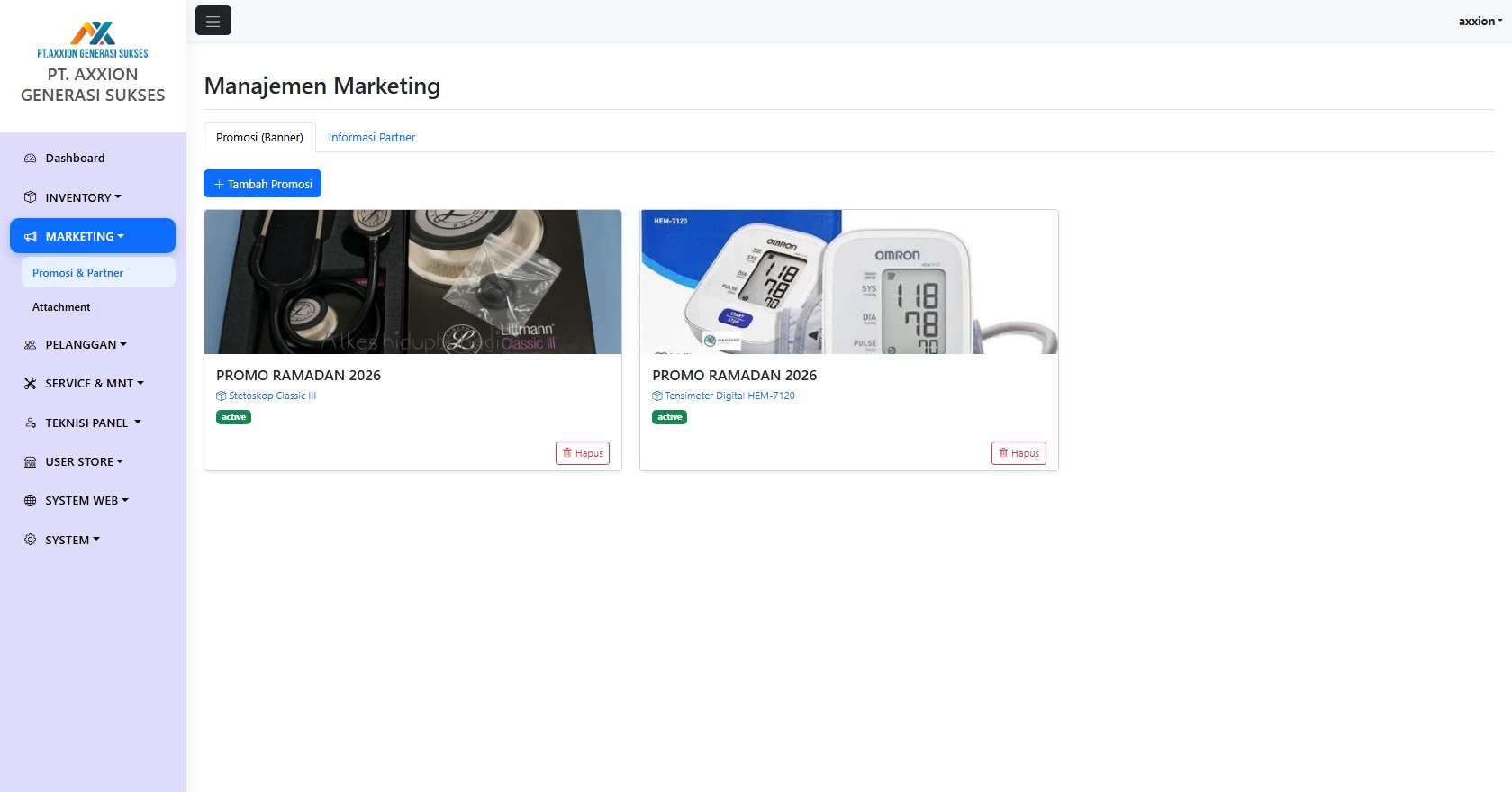 SISTEM MANAJEMEN INVENTARIS & MARKETPLACE