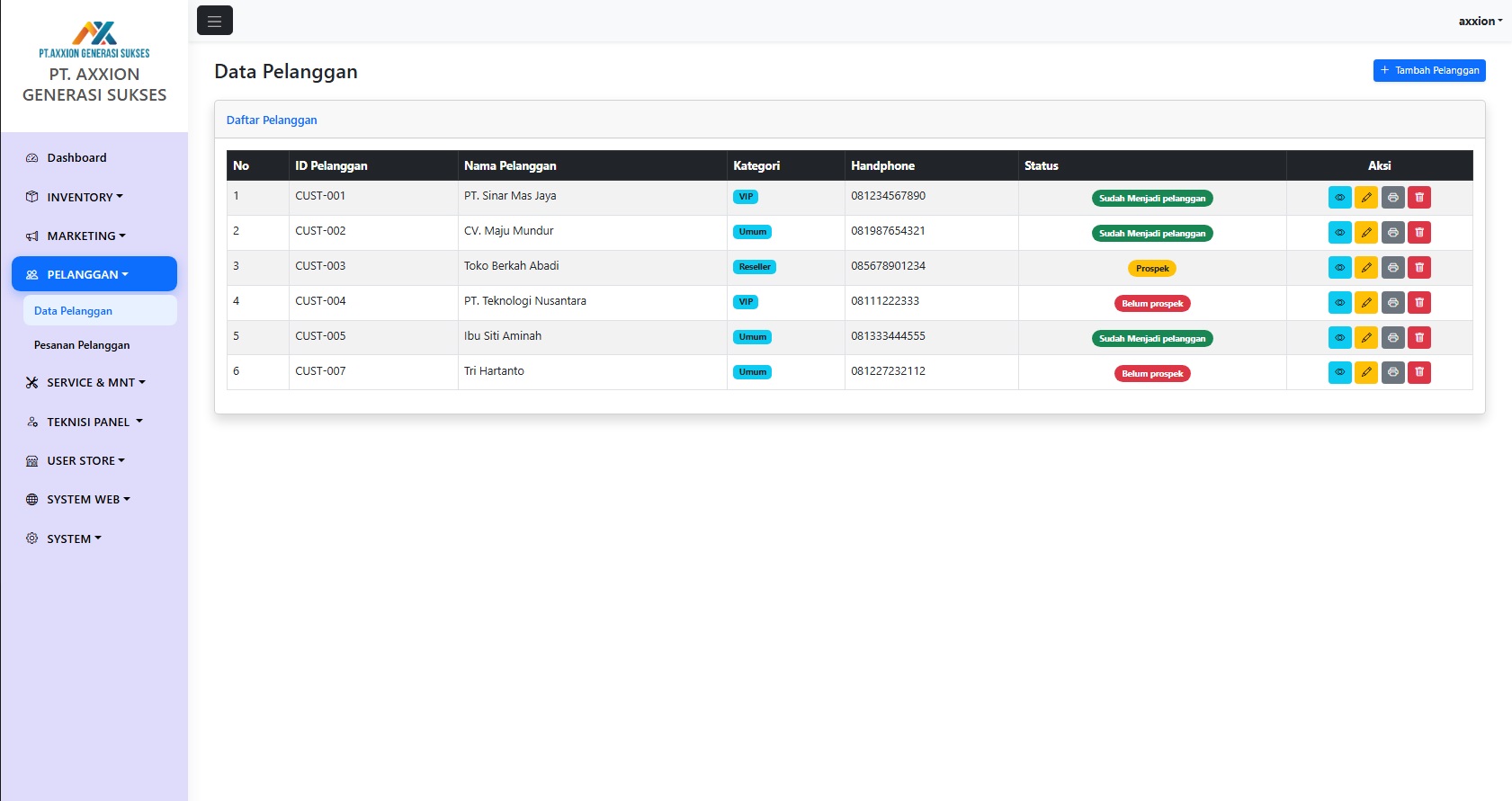 SISTEM MANAJEMEN INVENTARIS & MARKETPLACE