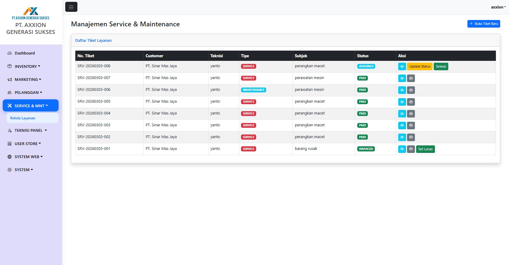 SISTEM MANAJEMEN INVENTARIS & MARKETPLACE