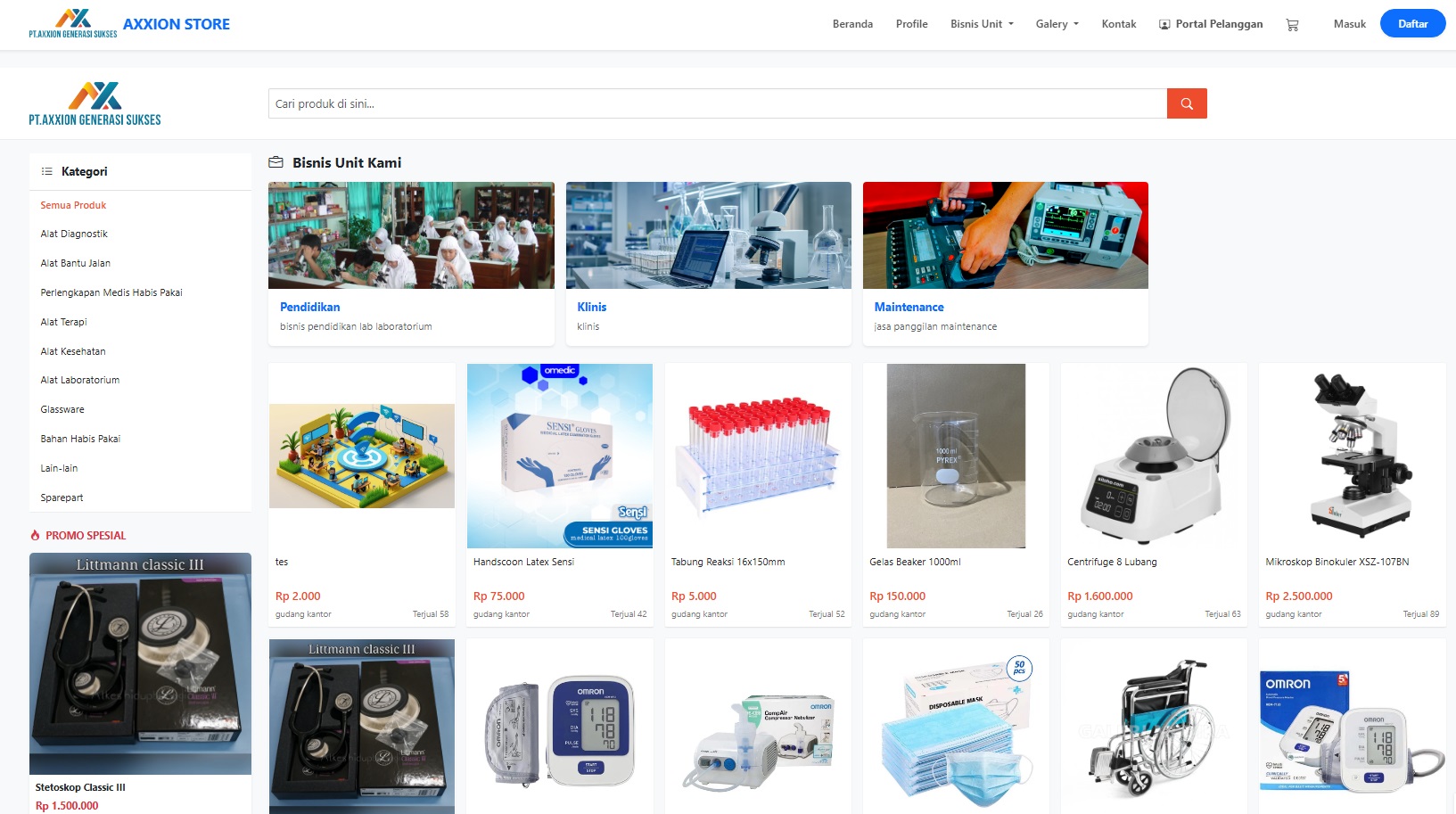 SISTEM MANAJEMEN INVENTARIS & MARKETPLACE